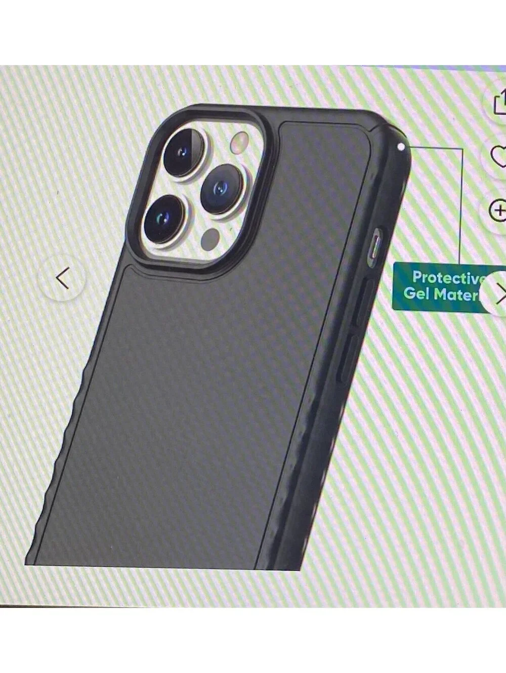 Onn Case for iPhone 13/12 Pro Max Black